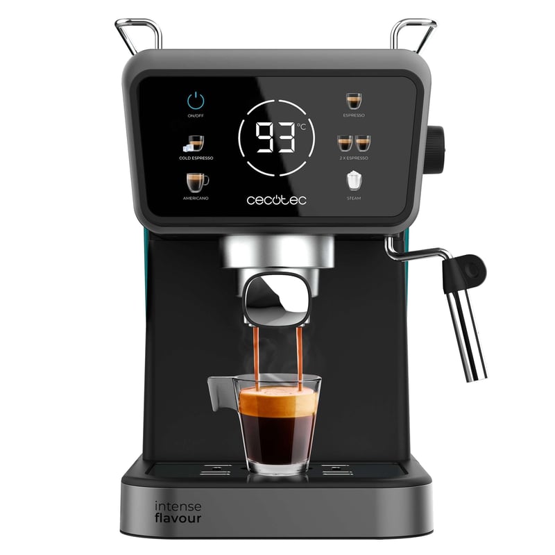 Kávovar Cecotec Power Espresso Touch ColdBrew – 1350 W, 20 bar, 1,5 l nádrž na vodu