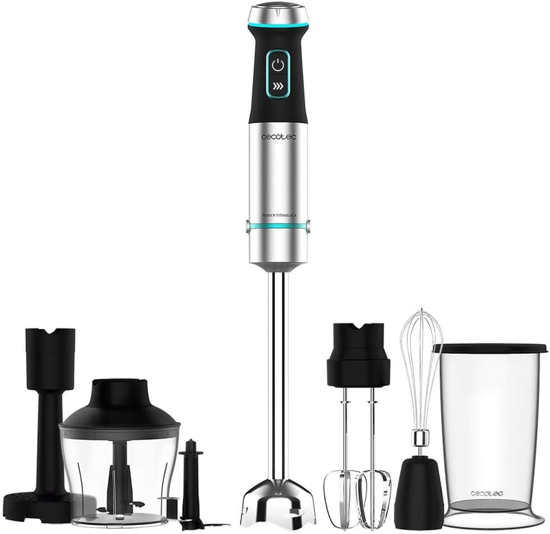 Cecotec Power TitanBlack 1200 XL Botmixer CrossBlades Technológiával