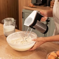 Cecotec PowerTwist 500 kézi mixer 500W, 5 fokozat + turbo, acél, 3 kiegészítő 6