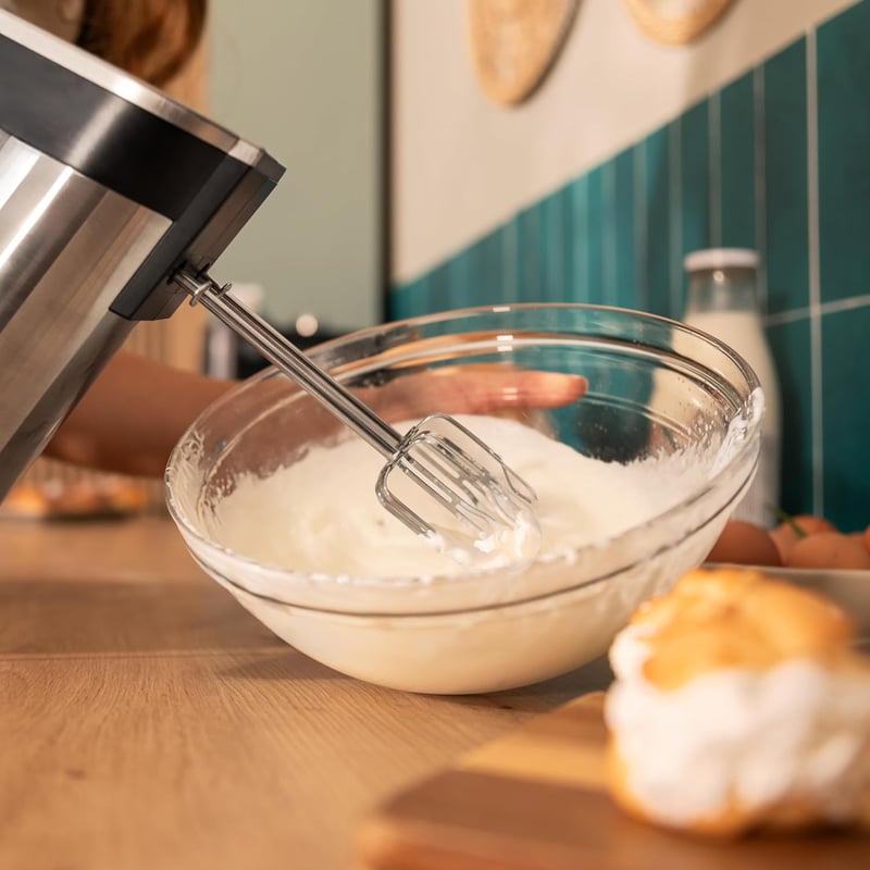 Cecotec PowerTwist 500 kézi mixer 500W, 5 fokozat + turbo, acél, 3 kiegészítő