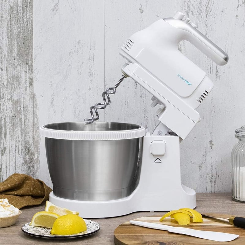 Cecotec PowerTwist 500W Konyhai Mixer 5 Fokozat Turbo Funkcióval Rozsdamentes Acél Tál
