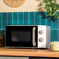 Mikrovlnná rúra Cecotec Proclean 2010 Inverter biela, 19 l, 700 W, 5 úrovní, tanier 245 mm, 30-minútový časovač 3