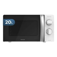 Cuptor cu microunde Cecotec ProClean 2010, 20 litri, 700 W, tehnologie 3D Wave, 6 niveluri de putere, temporizator 30 minute, alb 1