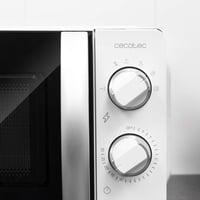 Cuptor cu microunde Cecotec ProClean 2010, 20 litri, 700 W, tehnologie 3D Wave, 6 niveluri de putere, temporizator 30 minute, alb 6