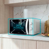Cecotec ProClean 2010 Wave Mikrohullámú Sütő 20L 700W 3DWave Technológia 6 Teljesítményszint Leolvasztás Kompakt Design 5