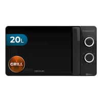 Cuptor cu microunde Cecotec ProClean 3130 cu grill, 20 litri, strat Ready2Clean, 700 W, grill 800 W, 6 niveluri de putere, temporizator 30 de minute, negru 1