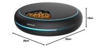 Cecotec Pumba 1600 Purrfect Meal automata kisállat etető – 1,6 l, 4 rekesz, LED kijelző, időzítő és hangfelvevő 9