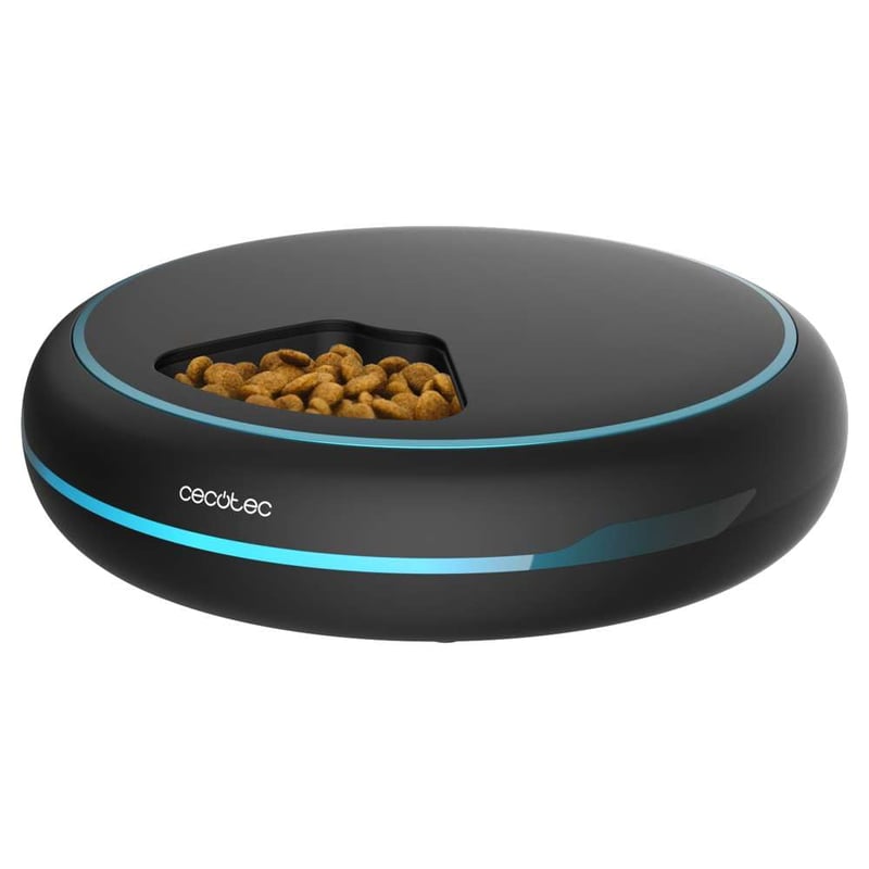 Cecotec Pumba 1600 Purrfect Meal automata kisállat etető – 1,6 l, 4 rekesz, LED kijelző, időzítő és hangfelvevő