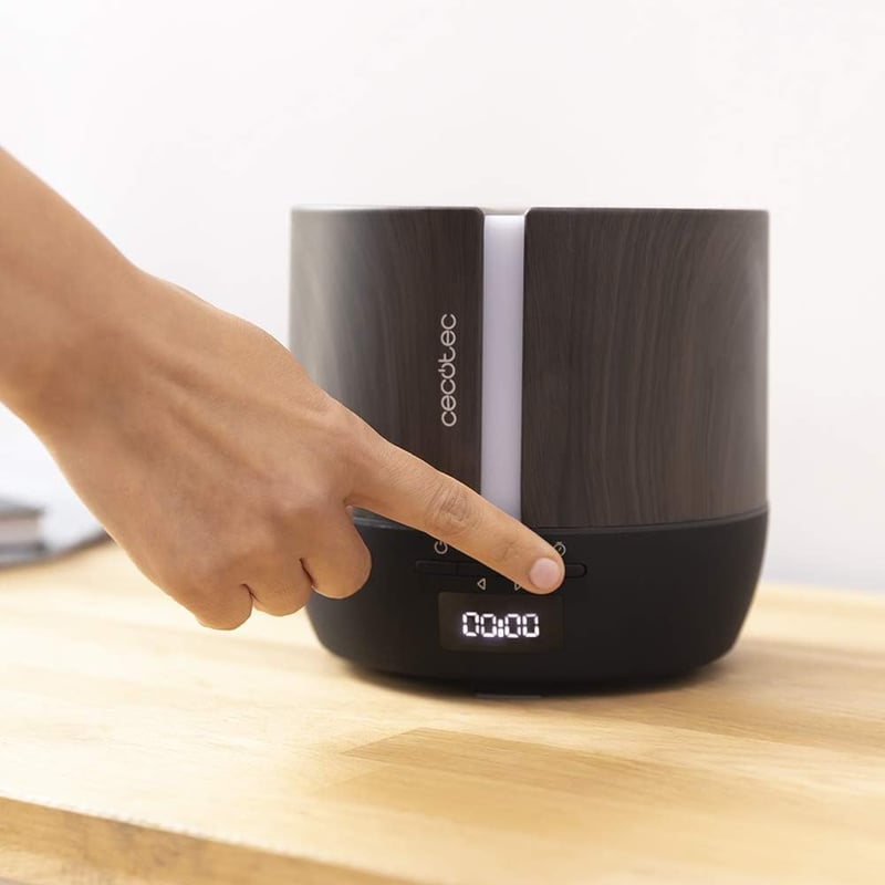 Cecotec PureAroma 550 Connected fekete aromadiffúzor 500ml LED kijelzővel Bluetooth és app vezérléssel