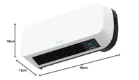 Aerotermă ceramică de perete Cecotec ReadyWarm 5200 Box, 2000 W, afișaj digital, telecomandă, IPX2, temporizator, 3 moduri de funcționare 7