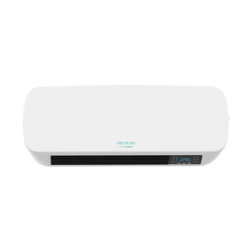 Aerotermă ceramică de perete Cecotec ReadyWarm 5200 Box, 2000 W, afișaj digital, telecomandă, IPX2, temporizator, 3 moduri de funcționare