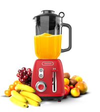 Cecotec Retro Power Black Titanium RetroRed blender, 1200 W, 1,5 L - crveni 2