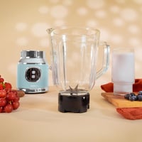 Cecotec RetroTwist kék retro konyhai mixer 800W, 4 pengés kés, 1L kancsó 6
