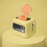 Cecotec RetroVision sárga függőleges toaster 700W, 2 extra széles nyílás, retro design 4
