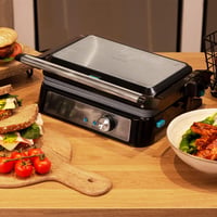 Cecotec Rock'n Grill 1500W elektromos grillsütő mosogatógépben mosható lemezekkel 3