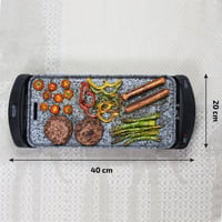 Elektrický gril Cecotec Rock&Water 2000 – povrch RockStone, nastaviteľný termostat, vhodný do umývačky riadu, 40x20 cm, 1800 W 3