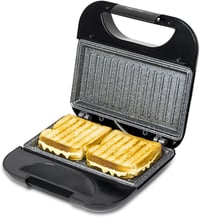 Cecotec szendvicssütő grill felülettel, 2 szendvicshez, 750W, nem tapadó bevonat 1