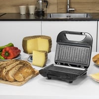 Cecotec szendvicssütő grill felülettel, 2 szendvicshez, 750W, nem tapadó bevonat 3