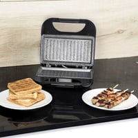 Cecotec szendvicssütő grill felülettel, 2 szendvicshez, 750W, nem tapadó bevonat 8
