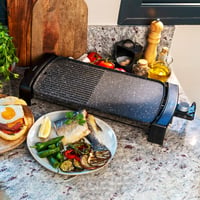 Cecotec Tasty&Grill 2500 RockWater MixGrill elektromos grillsütő, 2150 W - fekete 2