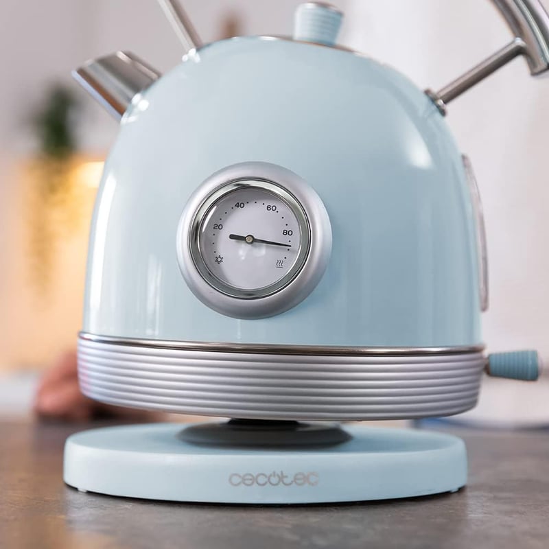 Cecotec ThermoSense 420 elektromos vízforraló 1,8L 2200W hőmérsékletes kék