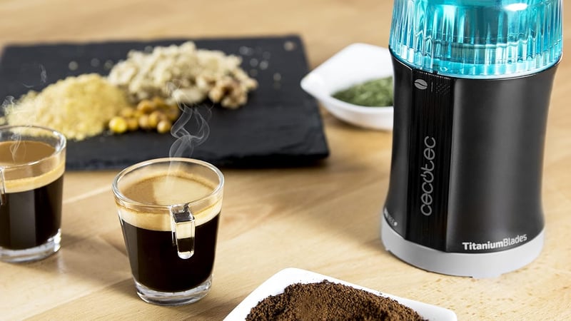 Cecotec TitanMill 200W elektromos kávédaráló fűszermalom rozsdamentes acél