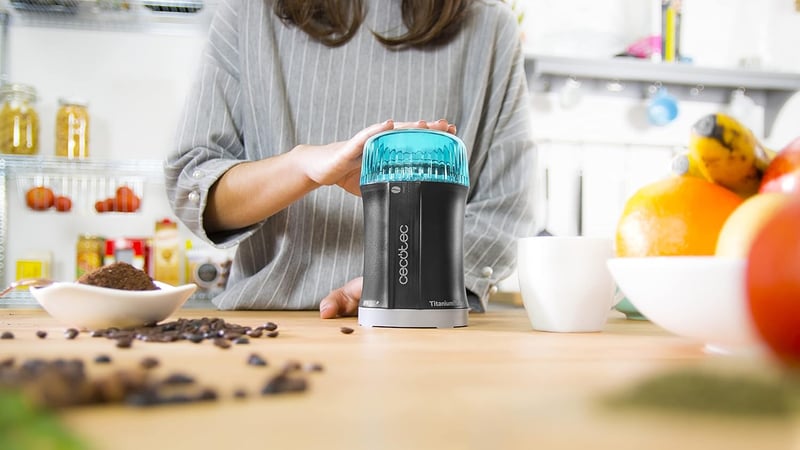 Cecotec TitanMill 200W elektromos kávédaráló fűszermalom rozsdamentes acél