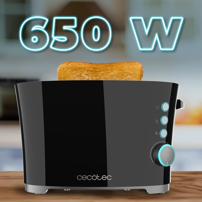 Cecotec Toast&Taste Double B 650W dupla sütőrés kenyérpirító automata leállítással