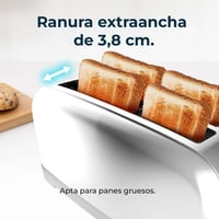 Cecotec Toastin' time 1500 Inox függőleges kenyérpirító, 1500W, rozsdamentes acél 7