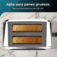 Prăjitor de pâine vertical Cecotec Toastin' Time 850 Inox Essential 850W 5