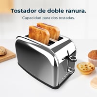 Prăjitor de pâine vertical Cecotec Toastin' Time 850 Inox Essential 850W 3