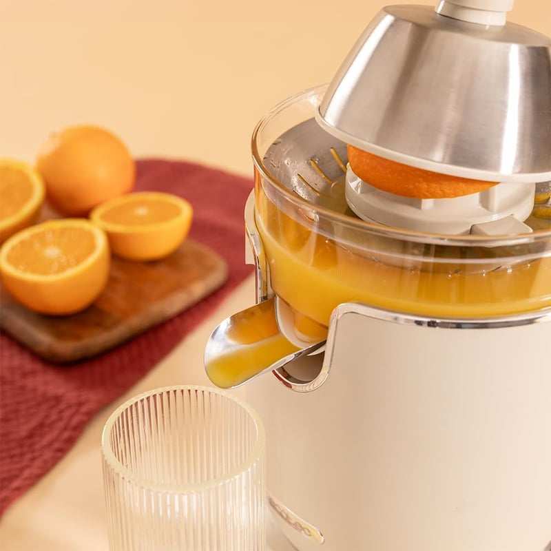 Cecotec Xqueeze RetroJuice 1000W elektromos citrusprés rozsdamentes szűrővel