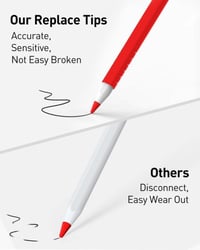 Apple Pencil Cserehegyek Szilikon Tokkal - Kompatibilis Kiegészítő Szett 3