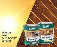 CEDRIA Vizes Lasúr Kültéri Fa Védelem 750ml 5