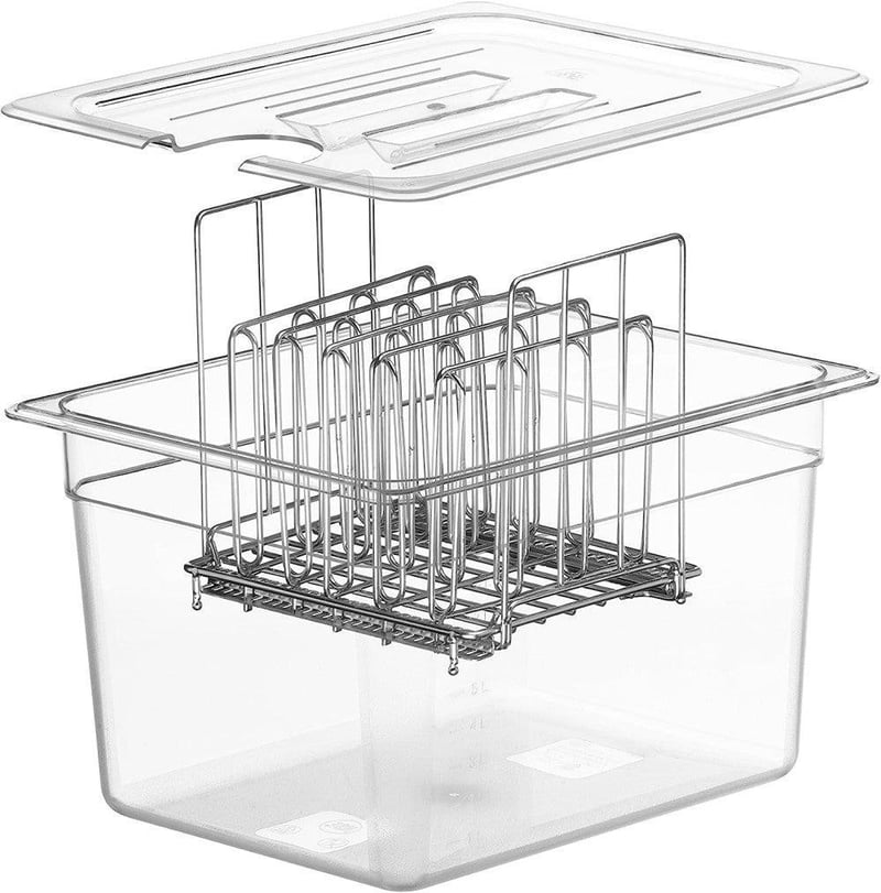 Joule keringető átlátszó LIPAVI fedél C5 Sous Vide tárolóhoz