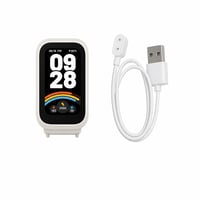 Bratară inteligentă Xiaomi Smart Band 9 Active, ecran TFT 1,47", bej-alb — defect la ecranul tactil, fără curea (stare: vezi poza 2) 1
