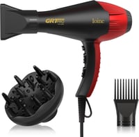 Professional Hair Dryer 2400W AC Motoros Hajszárító Diffúzorral, 40 Millió Negatív Ion, 3 Hőfokozat, 2 Sebesség, Szalonminőségű Gyorsszárítá 1
