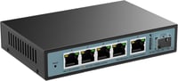 SODOLA 6 Portos 2.5G Smart Ethernet Switch - 5x 2.5G RJ45 + 1x 10G SFP Port, Menedzselhető, VLAN/QoS/IGMP Támogatás, Ventilátormentes Fém Há 1