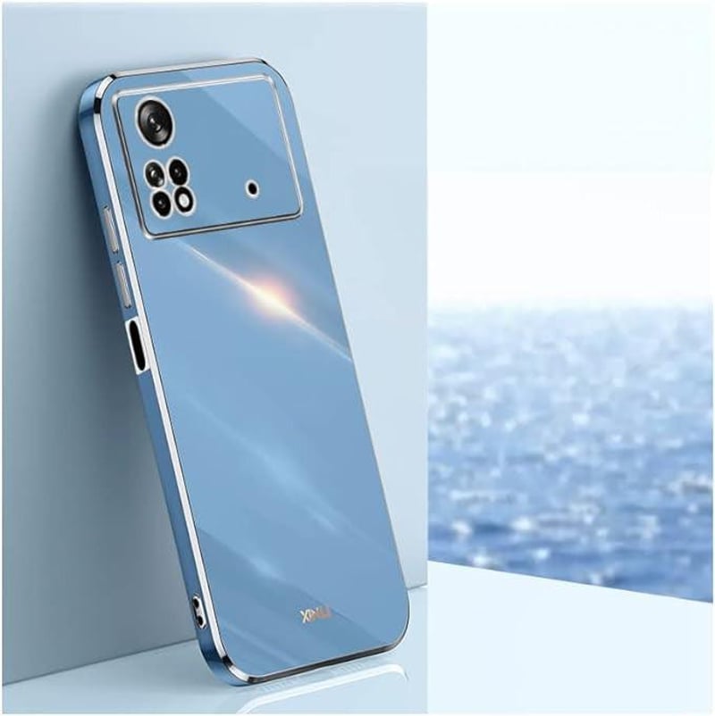 Xiaomi Poco M4 Pro 4G Aranyozott Kék TPU Védőtok