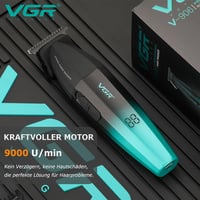 VGR 906 Professzionális Hajvágó, 9000 RPM T-Pengés Vezeték Nélküli Szakállvágó, 240 Perces Üzemidő, USB Tölthető, Zöld 2