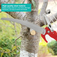 CEIEVER 8m Teleszkópos Metszőfűrész Ollóval, Állítható Hosszúságú Kerti Szerszám, Kézi Ágvágó Szett Hordtáskával, Erdészeti és Gyümölcsszedő 6