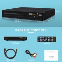 Ceihoit DVD CD lejátszó TV-hez, 1080p felskálázás, minden régió, USB 2.0 8
