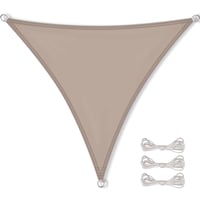 CelinaSun vodootporno sjenilo (tenda) s užadima za pričvršćivanje, trokutasto, 3,6 x 3,6 x 3,6 m - boje krtice (taupe) 2