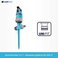 Cellfast 300 m² Többfunkciós Locsoló Szöggel - blue 3