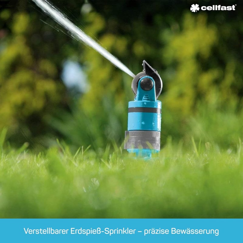 Cellfast 300 m² Többfunkciós Locsoló Szöggel - blue