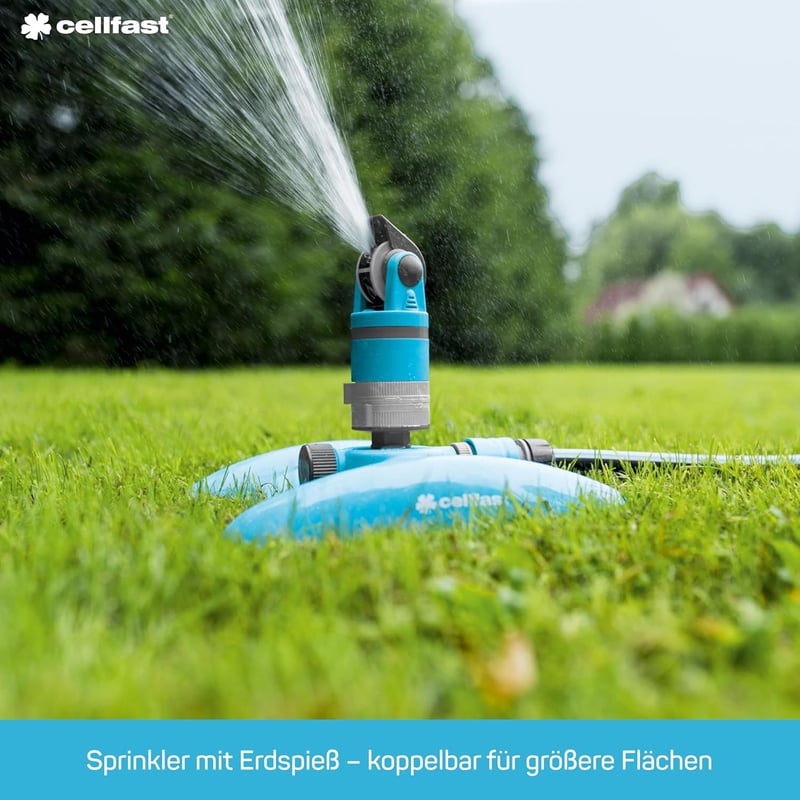 Cellfast 300 m² Többfunkciós Locsoló Szöggel - blue