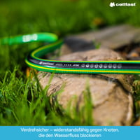 Furtun de grădină Cellfast cu 5 straturi, 3/4 inch, 50 metri, rezistent la UV, anti-alge, verde, conceput pentru utilizare intensă 4