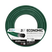 Cellfast Economic vrtno crijevo, zeleno, 1/2", 50 m, 3-slojno poliestersko, otporno na UV zračenje, 20 bara, fleksibilno crijevo za zalijevanje 1