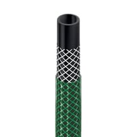 Flexibilná záhradná hadica Cellfast Economic, 3-vrstvová, polyesterový krížový výplet, odolná voči UV žiareniu, 1/2", 30 m, zelená 2