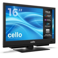 Televizor Smart Cello C1626TZH 16 inchi, sistem de operare Samsung Tizen, Bluetooth, triplu tuner, sunet Pitch Perfect, 230V, ideal pentru bucătărie și spații mici 2
